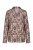 Ulla Popken 852649 Särgikraega mustriline pidžaama Pruun - Pidžaama/Loungewear - 