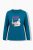 Ulla Popken 852710 Pikkade varrukatega kodune pusa Petrool - Pidžaama/Loungewear - 