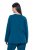 Ulla Popken 852710 Pikkade varrukatega kodune pusa Petrool - Pidžaama/Loungewear - 