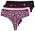 Ulla Popken 852758 Mustrilised stringid 5 tk Ploom - Aluspüksid - 