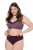 Ulla Popken 852758 Mustrilised stringid 5 tk Ploom - Aluspüksid - 