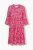 Ulla Popken 852841 Volangidega lilleline kleit Magenta - Midikleidid - Plusssuuruses midikleidid