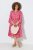 Ulla Popken 852841 Volangidega lilleline kleit Magenta - Midikleidid - Plusssuuruses midikleidid