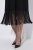 Ulla Popken 852937 Jersey-kleit Must - Trikookleidid - 