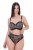 Ulla Popken 853106 Loomamustrilised stringid Must - Aluspüksid - 
