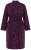 Ulla Popken 853168 Loomamustriline frotee-hommikumantel Ploom - Hommikumantlid - 