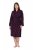 Ulla Popken 853168 Loomamustriline frotee-hommikumantel Ploom - Hommikumantlid - 