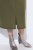 Ulla Popken 853510 Taskutega midikleit Khaki - Midikleidid - Plusssuuruses midikleidid