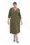 Ulla Popken 853510 Taskutega midikleit Khaki - Midikleidid - Plusssuuruses midikleidid