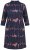 Ulla Popken 853590 3/4 varrukatega mustriline jersey-kleit Tumesinine - Kleidid - Kleidid kõikidele suurustele