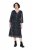 Ulla Popken 853620 3/4 varrukatega loomamustriga midikleit Must - Midikleidid - Plusssuuruses midikleidid