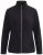 Ulla Popken 853668 Fliisjakk püstkraega Must - Fleece riided - 