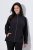 Ulla Popken 853668 Fliisjakk püstkraega Must - Fleece riided - 