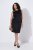 Ulla Popken 853766 Kivikestega varrukateta bodycon-kleit Must - Suvekleidid - Naiste suvekleidid suurtes suurustes