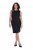 Ulla Popken 853766 Kivikestega varrukateta bodycon-kleit Must - Suvekleidid - Naiste suvekleidid suurtes suurustes