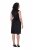 Ulla Popken 853766 Kivikestega varrukateta bodycon-kleit Must - Suvekleidid - Naiste suvekleidid suurtes suurustes