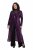 Ulla Popken 853770 Litritega jakk Ploom - Joped - Suured naiste jakid