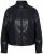 Ulla Popken 854795 Kunstnahast bikerjope Must - Joped - Suured naiste jakid