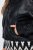 Ulla Popken 854795 Kunstnahast bikerjope Must - Joped - Suured naiste jakid