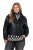 Ulla Popken 854795 Kunstnahast bikerjope Must - Joped - Suured naiste jakid