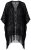 Ulla Popken 855134 Litritega jakk Must - Joped - Suured naiste jakid