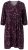 Ulla Popken 855270 V-kaelusega mustriline jersey-kleit Must - Trikookleidid - 