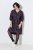 Ulla Popken 855270 V-kaelusega mustriline jersey-kleit Antratsiit - Trikookleidid - 