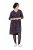 Ulla Popken 855270 V-kaelusega mustriline jersey-kleit Antratsiit - Trikookleidid - 