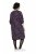 Ulla Popken 855270 V-kaelusega mustriline jersey-kleit Antratsiit - Trikookleidid - 