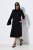 Ulla Popken 855373 Mustriline jersey-kleit Must - Trikookleidid - 