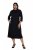 Ulla Popken 855373 Mustriline jersey-kleit Must - Trikookleidid - 
