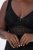Ulla Popken 855428 Pitsiga negliže Must - Öösärgid - 