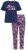 Ulla Popken 856141 Pikkade varrukatega pidžaama Tumesinine - Pidžaama/Loungewear - 