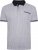 Kam Jeans 5487 Dobby Print Pique Polo White - Polosärgid - Meeste suured polosärgid 2XL – 8XL