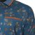 Kam Jeans 5494 Digital Floral Print Polo Blue - Polosärgid - Meeste suured polosärgid 2XL – 8XL
