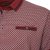  Kam Jeans 5488 Dobby Print Pique Polo Wine - Polosärgid - Meeste suured polosärgid 2XL – 8XL