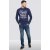 D555 Austin Long Sleeve T-shirt Navy - T-särgid - Suured T-särgid 2XL – 14XL