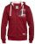 D555 Durham Hoodie Red - Sviitrid ja dressipluusid - Meeste suured kapuutsiga jakid suurustes 2XL – 14XL