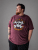 Kam Jeans 5753 Buccaneer Print T-Shirt BURGUNDY MARL - T-särgid - Suured T-särgid 2XL – 14XL