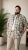 Kam Jeans 6339 Checked Short Sleeve Shirt Beige - Särgid - Meeste suured särgid 2XL – 8XL