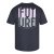 North Latitude T-Shirt With Back Print Must - TALL T-särgid - T-särgid pikkadele meestele