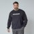 North Latitude Crewneck Sweatshirt Must - Sviitrid ja dressipluusid - Meeste suured kapuutsiga jakid suurustes 2XL – 14XL
