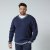 North Latitude V-Neck Knit Tumesinine - Sviitrid ja dressipluusid - Meeste suured kapuutsiga jakid suurustes 2XL – 14XL