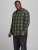 Jack & Jones Gingham L/S Shirt Dusty Olive - Särgid - Meeste suured särgid 2XL – 8XL