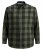 Jack & Jones Gingham L/S Shirt Dusty Olive - Särgid - Meeste suured särgid 2XL – 8XL