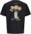 Jack & Jones Lington Back And Front Print Crew Neck T-Shirt Black - T-särgid - Suured T-särgid 2XL – 14XL