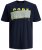 Jack & Jones JCOBOOSTER TEE Navy - T-särgid - Suured T-särgid 2XL – 14XL