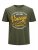 Jack & Jones JPRBLUBOOSTER TEE Khaki - T-särgid - Suured T-särgid 2XL – 14XL