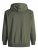 Jack & Jones JPRBLUBOOSTER SWEAT Hoodie Khaki - Sviitrid ja dressipluusid - Meeste suured kapuutsiga jakid suurustes 2XL – 14XL