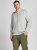 Jack & Jones JJEMIL Knit Turtle Zip Cardigan Light Grey - Sviitrid ja dressipluusid - Meeste suured kapuutsiga jakid suurustes 2XL – 14XL
